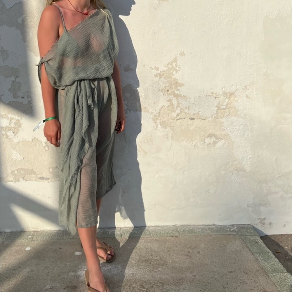 Tulum Cotton gauze handmade dress